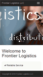 Mobile Screenshot of frontierlogisticsllc.com